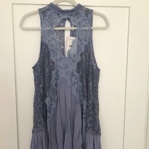 Purple Free People blouse size Medium